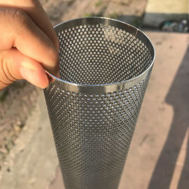 Cartucho perfurado do tubo de filtro da tela da malha/tela de filtro cilíndrica da malha do metal