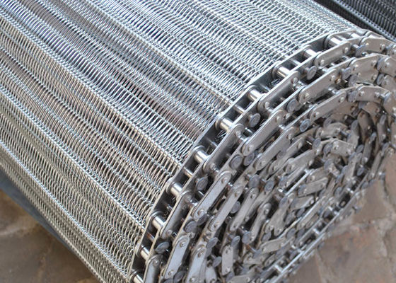 Fio espiral Mesh Conveyor Belt For Metal Mesh Dryer