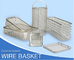 Não proteção ambiental de aço inoxidável de Mesh Basket For Filter do fio de metal da oxidação