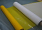 Malha amarela da impressão da tela do poliéster 48T para a impressão de vidro, 70 mícrons