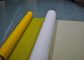 Malha de alta elasticidade da impressão do poliéster do amarelo 110T com certificação de FDA para imprimir