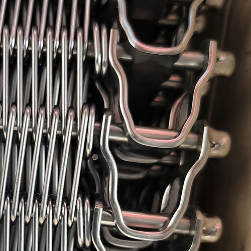 Últimas notícias da empresa sobre correia transportadora de resfriamento de malha de arame de aço inoxidável