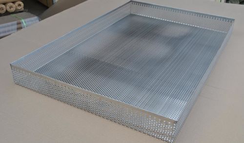 Latest company news about 550 partes de produto comestível perfurado da bandeja do metal