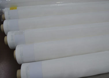 Malha 53&quot; da impressão de tela de seda do GV FDA com material do ANIMAL DE ESTIMAÇÃO 100%, cor branca/amarelo