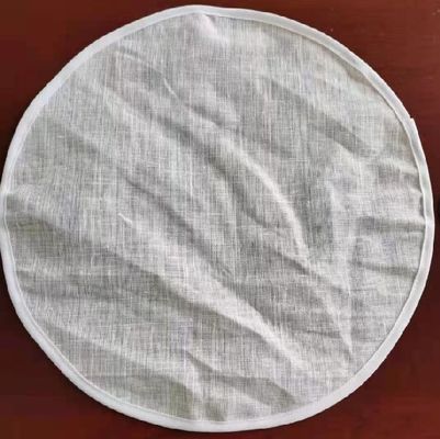 filtro Mesh Round Pad do algodão de FDA do tamanho do furo de 1mm