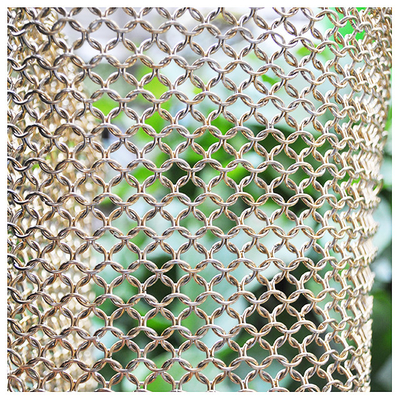Bom preço. metal decorativo Mesh Building Aluminum Wire Mesh de 12m para a decoração da parede on-line