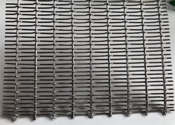 Bom preço. 304 de aço inoxidável Mesh Decorative Crimped tecido arquitetónico on-line