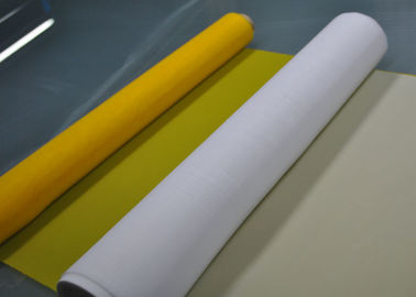 Bom preço. Malha branca/do amarelo 61T poliéster da tela para imprimir das placas de circuito impresso on-line