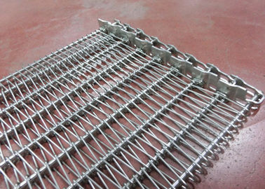 Bom preço. Os petiscos fritam a correia transportadora dos Ss do fio com defletor, correia equilibrada do Weave on-line