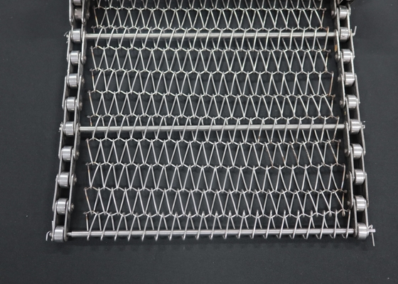 Bom preço. 304 de aço inoxidável Balanced Weave Cinturão de transportador Pão de Forno Chain Link Wire Mesh on-line