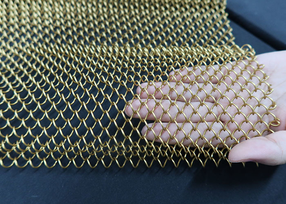Bom preço. Corrente feita sob encomenda Mesh Curtains Decorative Room Divider da cor 1.44kg/M2 on-line