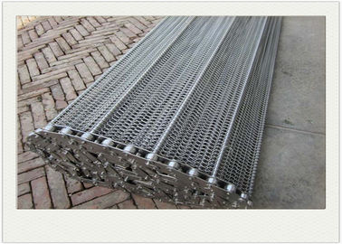 Correia 304 transportadora de aço inoxidável com resistente de alta temperatura