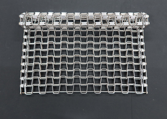 Bom preço. Tamanho personalizado de aço inoxidável Flat Wire Honeycomb Mesh conveyor belt on-line