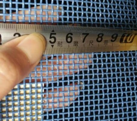 Bom preço. Correia azul, indústrias alimentares que secam, lavagem e transporte da malha do poliéster do furo quadrado on-line