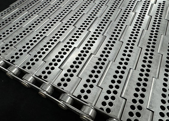 Bom preço. Cinturão transportador de chapa de ligação de aço inoxidável resistente ao calor on-line