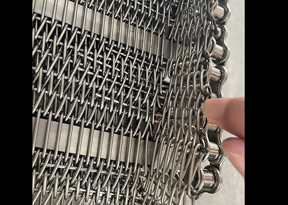 Bom preço. Cinturão transportador de cadeia de rede de arame metálico de aço inoxidável de qualidade alimentar para congelamento de recozimento de túnel de forno on-line
