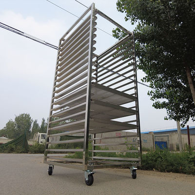 Bom preço. Grade de alimentos 20 Níveis de aço inoxidável Repositorios de refrigeração de panificação Carrinho de panificação com bandejas on-line