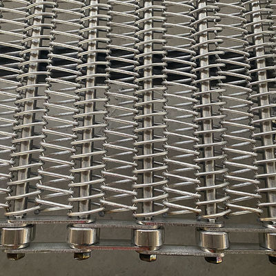 Bom preço. Custom Chain Driven 304 Stainless Steel Spiral Wire Mesh Conveyor Belt for Fried Foods Industries on-line