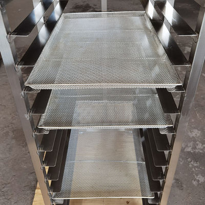 Bom preço. Custom Size Food Grade 304 Stainless Steel Drying Rack Trolley for 600x400 Trays on-line