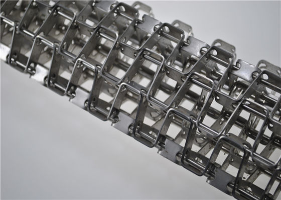 Bom preço. Tamanho personalizado do fio liso de correia transportadora da rede de arame do favo de mel correia de aço inoxidável on-line