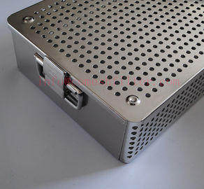 Bom preço. Cesta médica da esterilização da malha do metal de FDA, cestas do instrumento cirúrgico on-line