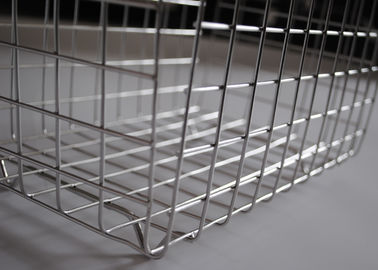 Bom preço. Metal empilhável do produto comestível de cestas de fio da desinfecção do filtro da rede de arame on-line