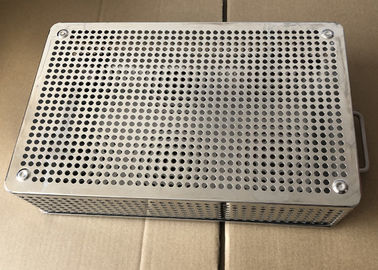 Bom preço. Cesta de fio perfurada de aço inoxidável do metal da autoclave para a esterilização médica on-line