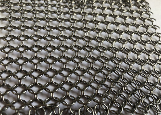 Bom preço. Rede de arame de aço inoxidável soldada Chainmail do anel 0.8mm da segurança on-line