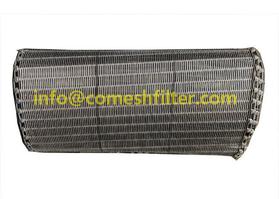 Bom preço. Correia espiral de Flex Wire Mesh Ring Conveyor da relação do olho de 304 de aço inoxidável Eyelink com a corrente para o congelador do túnel on-line