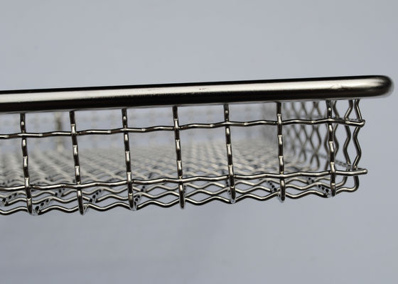 Bom preço. 60*40*2.5cm tecem o metal Mesh Tray For Drying Herbs de 1.5mm on-line