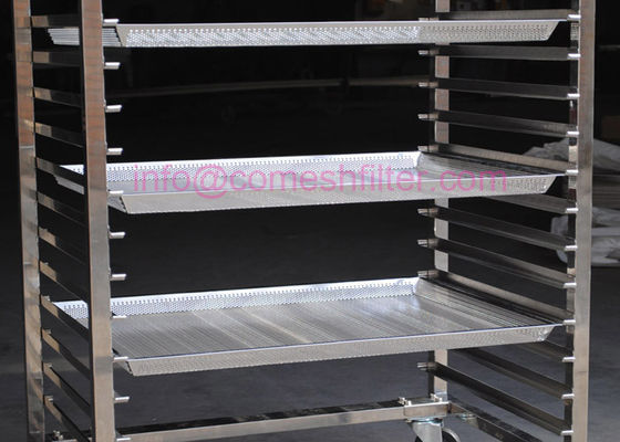 Bom preço. padaria Tray Rack Trolley With Wheels de 20layer Ss316 on-line