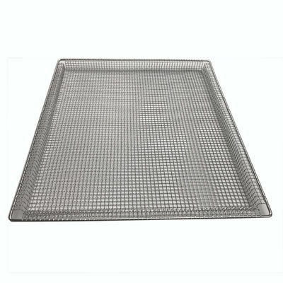 Bom preço. Fio frisado de aço inoxidável Mesh Tray de FDA de 304 categorias on-line