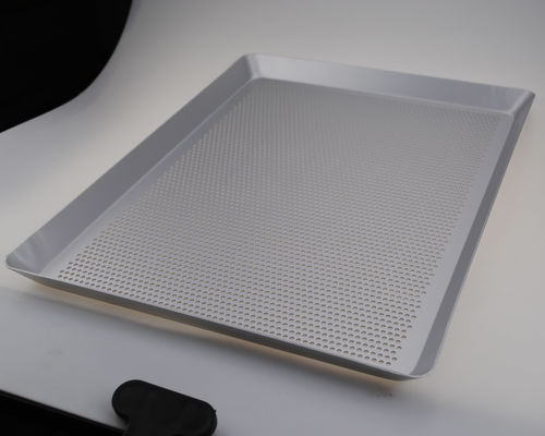 Bom preço. Bandeja de cozimento de aço inoxidável do certificado 0.6mm do Fda da resistência de corrosão on-line