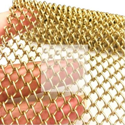 Bom preço. Metal dourado Mesh Curtains For Room Dividers do elo de corrente 3x3mm decorativo on-line