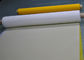 rolo da malha da tela 165T-31 de seda para PWB/impressão de vidro, cor branca/amarelo
