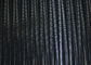 Tipo pequeno do Weave do laço da anti malha UV preta da espiral do poliéster, tempo da longa vida