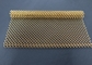 Cor de ouro bronze Decorativo de malha de metal Cortina de bobina de cortina Painel de parede