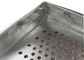 Metal bandeja de alumínio perfurada para indústrias alimentares, da rede de arame tamanho 600X400
