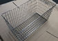 Cestas da rede de arame do organizador do ferro de FDA/cesta decorativas armazenamento do metal
