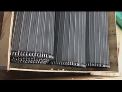 Faixa transportadora de malha de aço inoxidável resistente a altas temperaturas, de qualidade alimentar