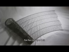 Cinturão transportador de malha de arame metálico de aço inoxidável para forno de túnel de aquecimento