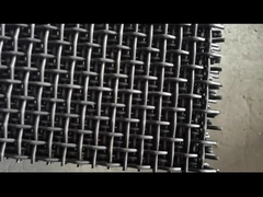Aço Mild Crimped Wire Mesh Quarry Screen Mine Sieving Mesh Para Triturador Vibração gancho