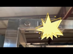 4 polegadas rodas de aço inoxidável rack carrinho 300 kg para sala de secagem