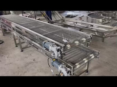 Cinturão transportador de malha de arame de aço inoxidável