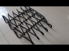 Cinturão transportador de malha de arame espiral de aço de alto manganês