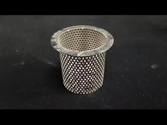 SS304 Aço inoxidável Metal Perforado Filtro de malha Tubos Tubos cilindros Elementos com furos Alimentos Gr