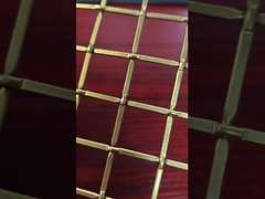 Alta gama de cobre personalizado e aço inoxidável malha de fio tecido e malha de metal são usados para armário doméstico