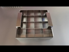 Pão de aço inoxidável de tamanho personalizado com cortador