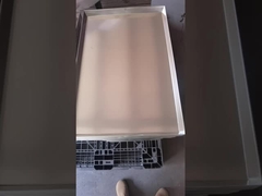 bandeja de panela de aço inoxidável empilhável de tamanho personalizado para refrigeração de indústrias alimentares de panificação