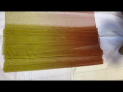 Cortina de malha decorativa de alumínio, tela de malha de arame espiral